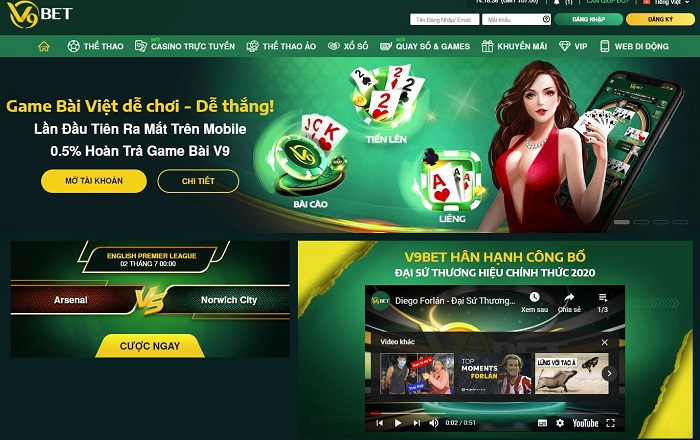  Đánh giá nhà cái V9bet uy tín